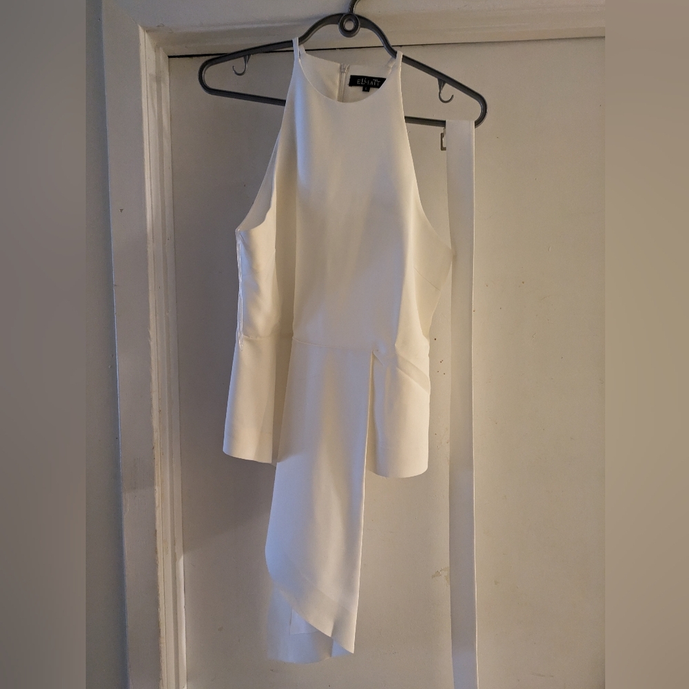 Elliat Asymmetrical White Top. US L